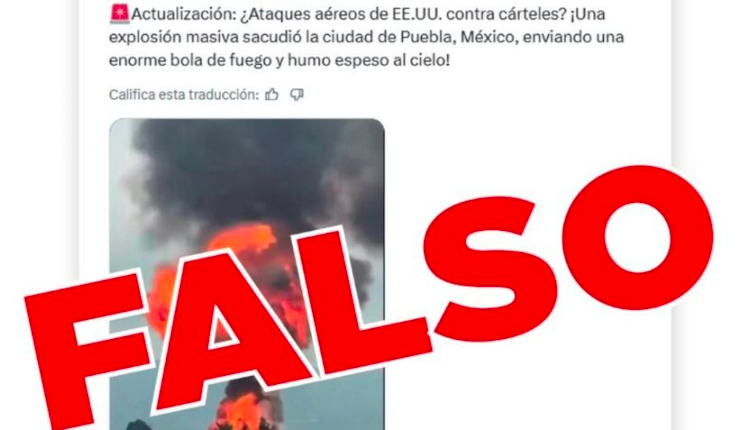 Puebla desmiente supuestos ataques aéreos en México