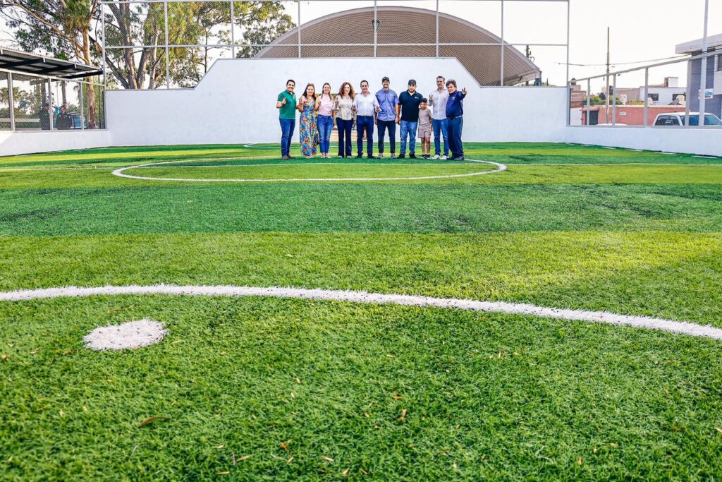 ¡Ya se armó la diversión en el Parque Lineal Ferrocarril! Toño inaugura área de juegos