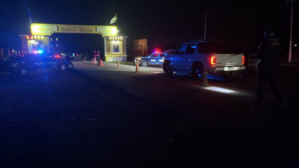 Implementan operativo alcoholímetro durante festejos en Allende para prevenir accidentes