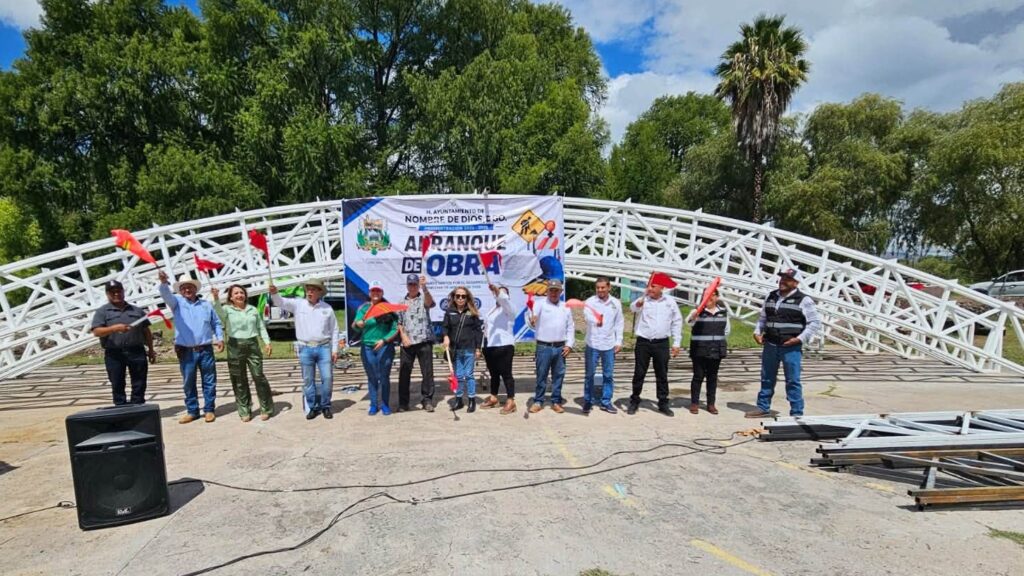 Arranca la obra de construcción del domo de la comunidad de El Llano