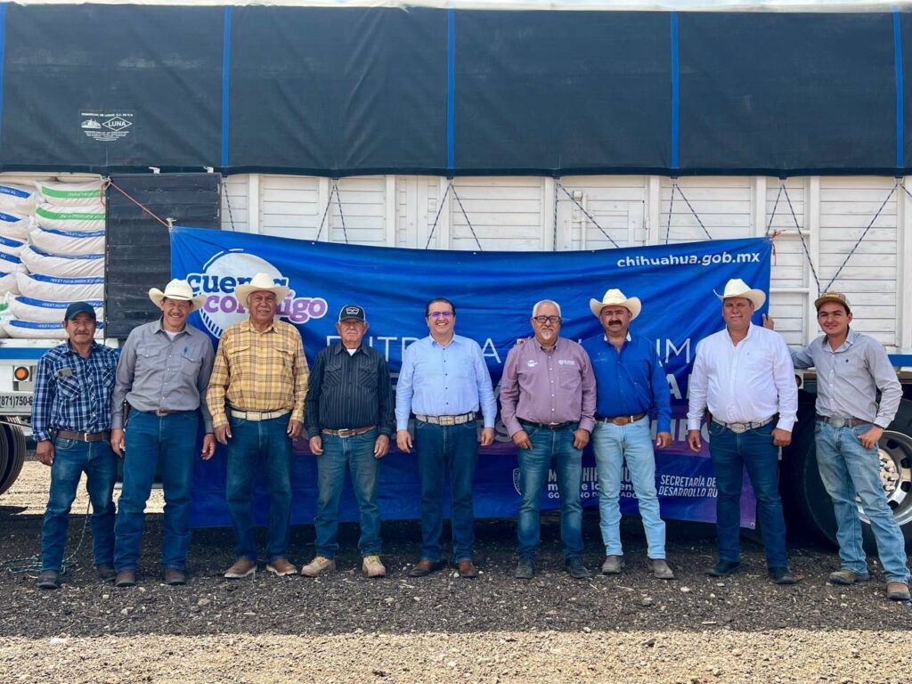 Gobierno de Parral fortalece al sector agropecuario con la entrega de más de 138 toneladas de maíz