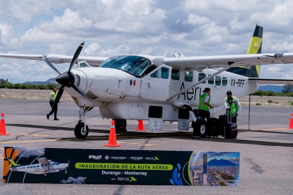 Durango amplía conectividad aérea con nueva ruta a Monterrey