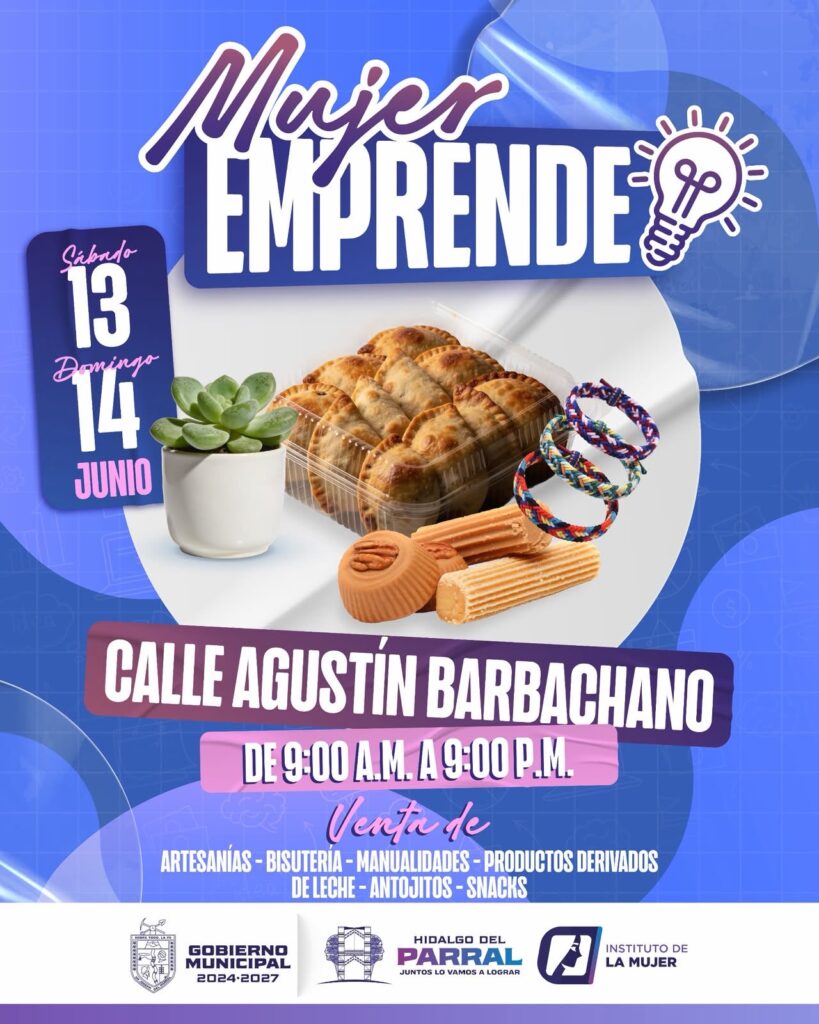 Instituto Municipal de la Mujer invita a apoyar a emprendedoras locales en la edición de Mujer Emprende