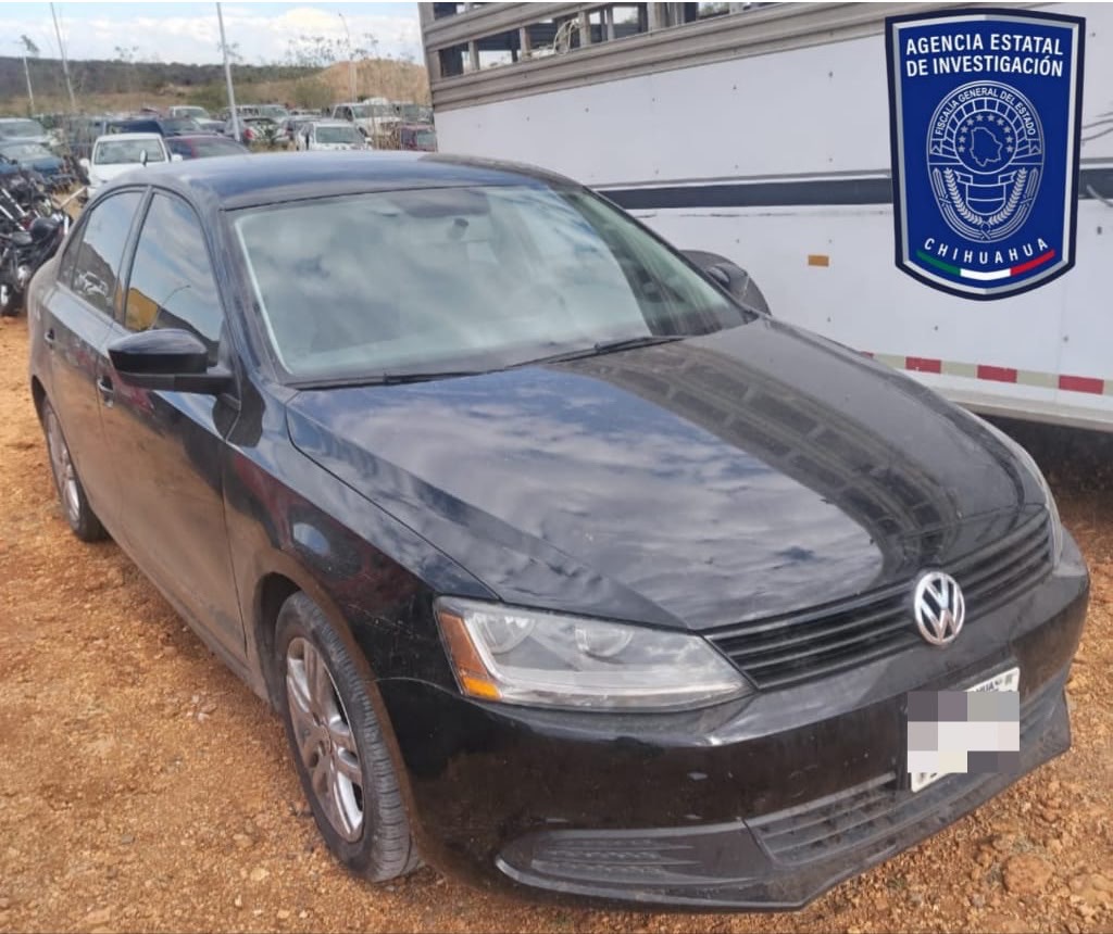 Recuperan vehículo robado en Chihuahua tras persecución en Valle de Zaragoza; hay un detenido