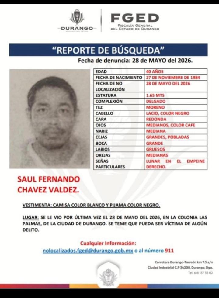El 28 de mayo lo reportaron desaparecido y lo hallaron sin vida el 5 de junio
