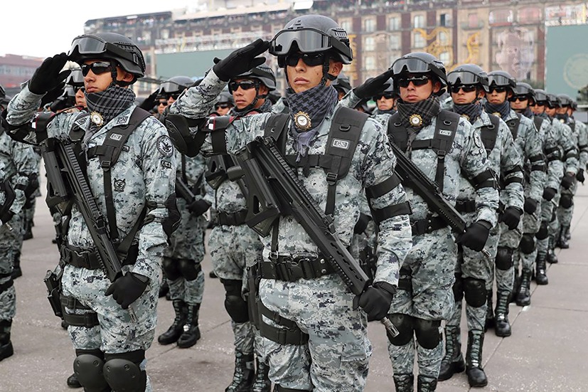 Hoy es El Día de la Guardia Nacional de México; lo celebran trabajando