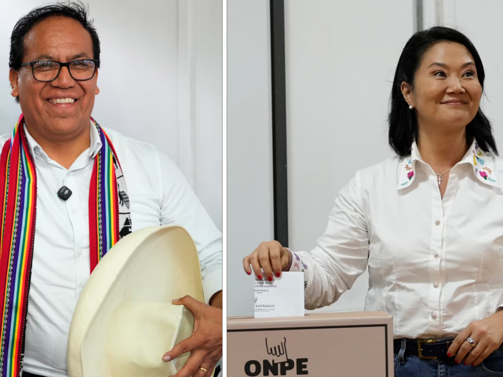 Elección presidencial en Perú se mantiene cerrada; Keiko Fujimori toma ligera ventaja