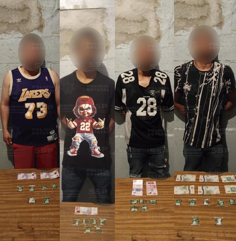 Operativo Dragón detiene a otros cuatro jóvenes con sustancias