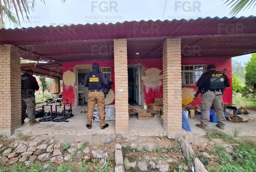 Esta es la casa en la que operaba fábrica de explosivos