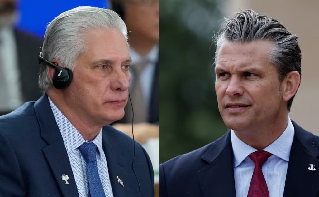 Secretario de Defensa de EU no descarta acción militar contra Cuba y captura de Díaz-Canel
