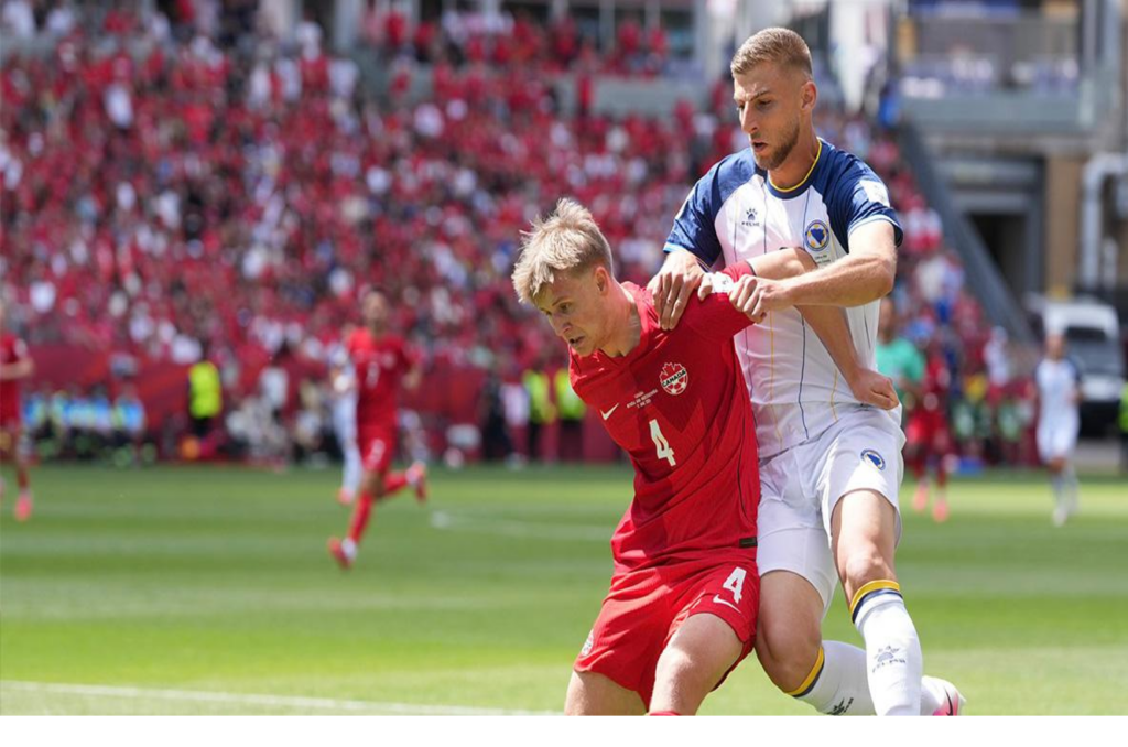 Canadá rescata empate ante Bosnia en su debut mundialista