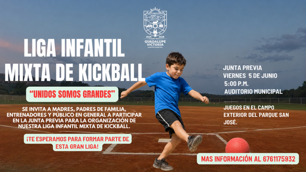 Impulsan en GV la creación de la Liga Infantil Mixta de Kickball “Unidos Somos Grandes”