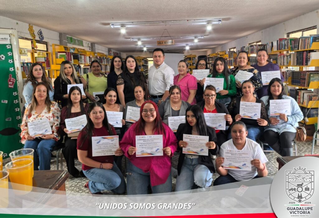 Guadalupe Victoria alberga curso regional de capacitación para personal bibliotecario