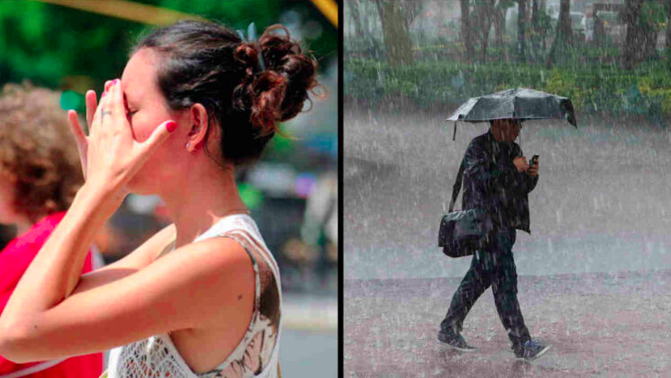 Temporal de lluvias y onda de calor mantienen en alerta a gran parte de México