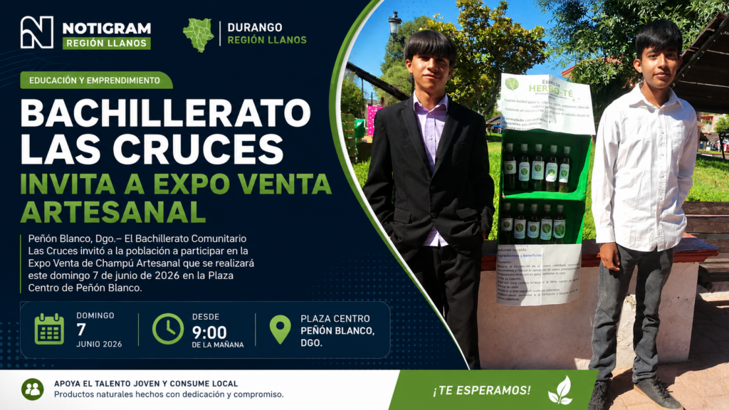 Bachillerato Las Cruces invita a expo venta artesanal