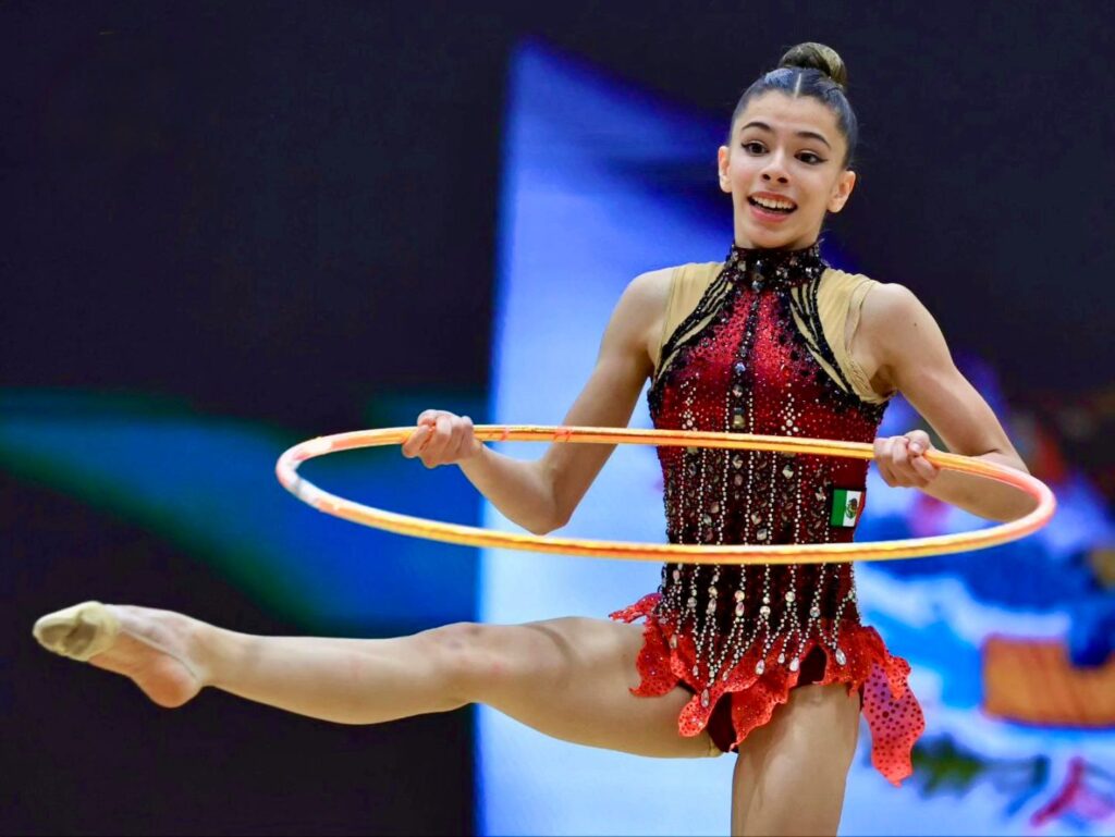 Marijosé Delgado gana plata para México en el Panamericano Junior de Gimnasia Rítmica