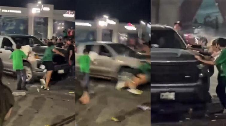 Arrolla a aficionados durante festejo del Tri en Chihuahua