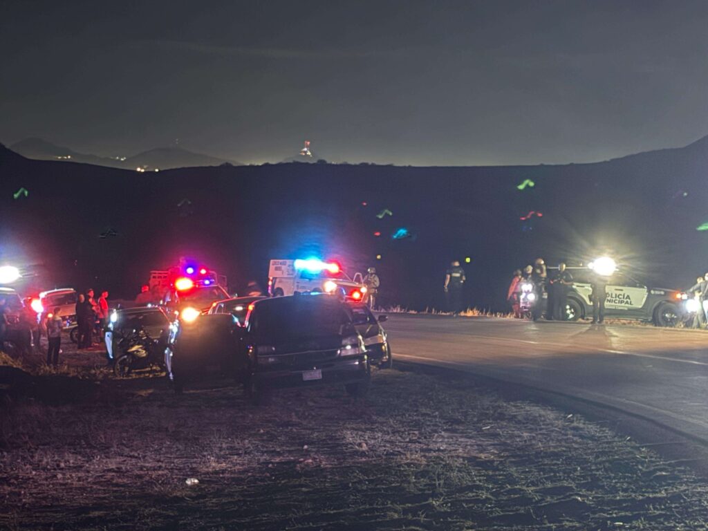 Muere motociclista tras caer a barranco en la carretera libre a Juárez