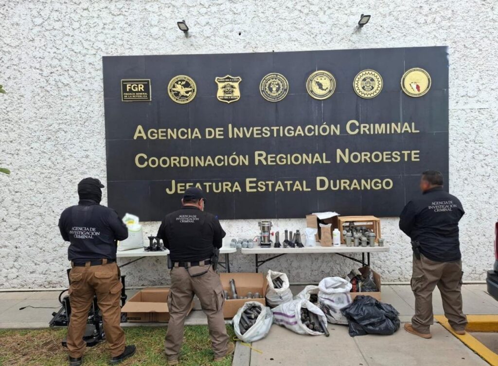 Fuerzas Federales aseguran en Durango una fábrica de explosivos
