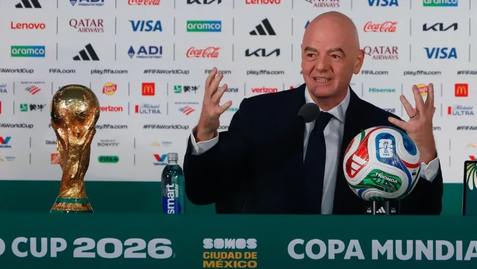 Gianni Infantino agradece a Claudia Sheinbaum por la organización del Mundial 2026 en México