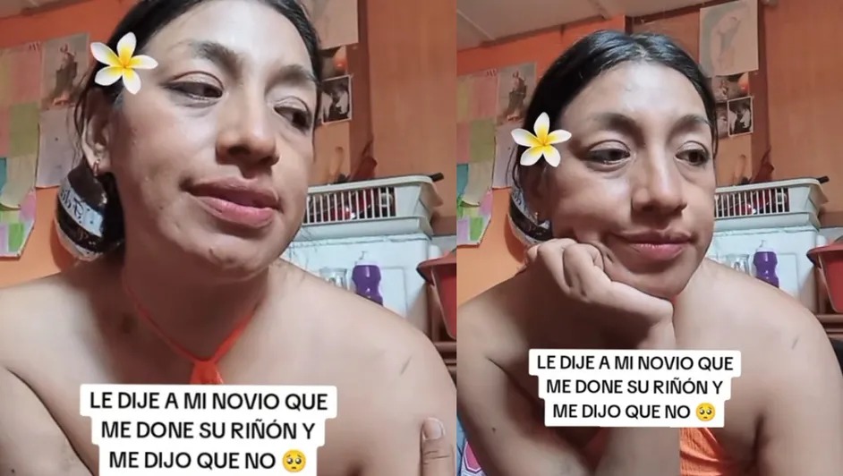 Mujer revela que descubrió que su novio no la amaba porque no quiso donarle un riñón