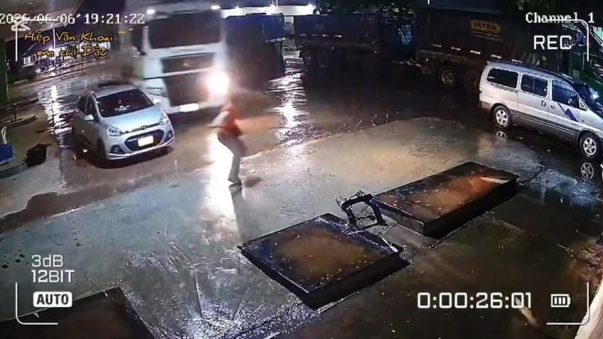 Trailero atropella a su ex en gasolinera tras ruptura amorosa
