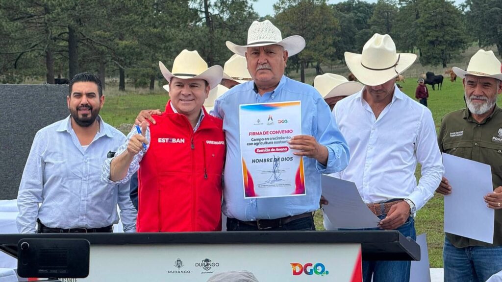 Nombre de Dios presente en Firma de Convenio Campo en Crecimiento con Agricultura Sustentable