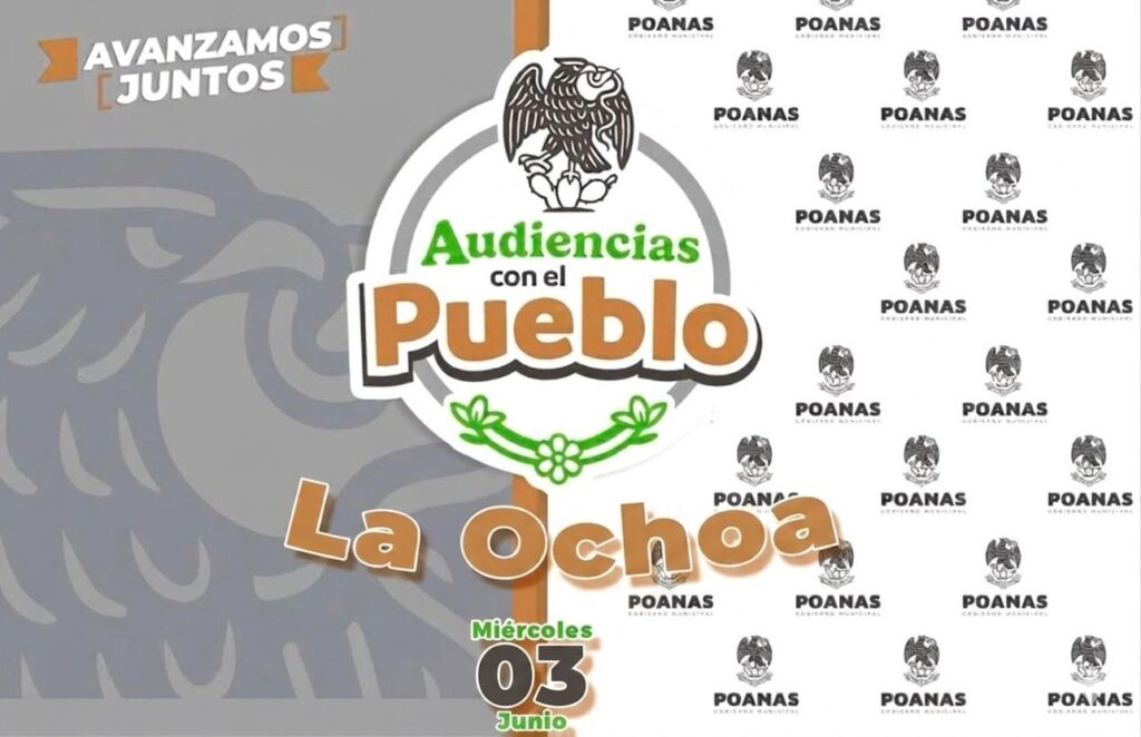 Convocan a la Audiencias con el Pueblo desde La Ochoa