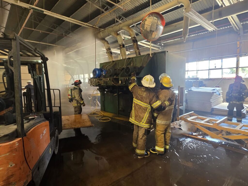 Preparación evita incidente mayor en Sezaric Santiago; controlan conato en área industrial