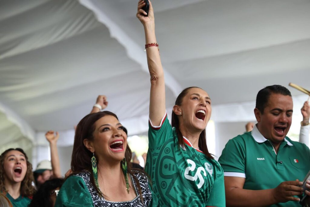 Claudia Sheinbaum celebra triunfo de la Selección Mexicana en el Mundial