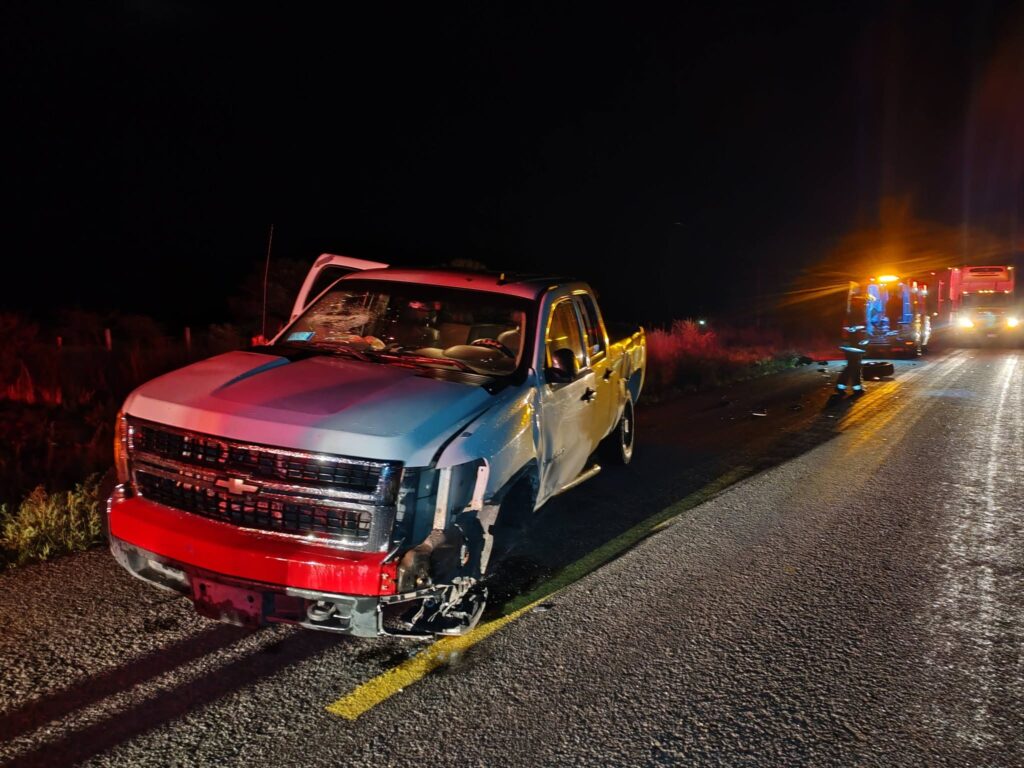 Accidente en la carretera Francisco Zarco deja una persona lesionada; moviliza a cuerpos de emergencia
