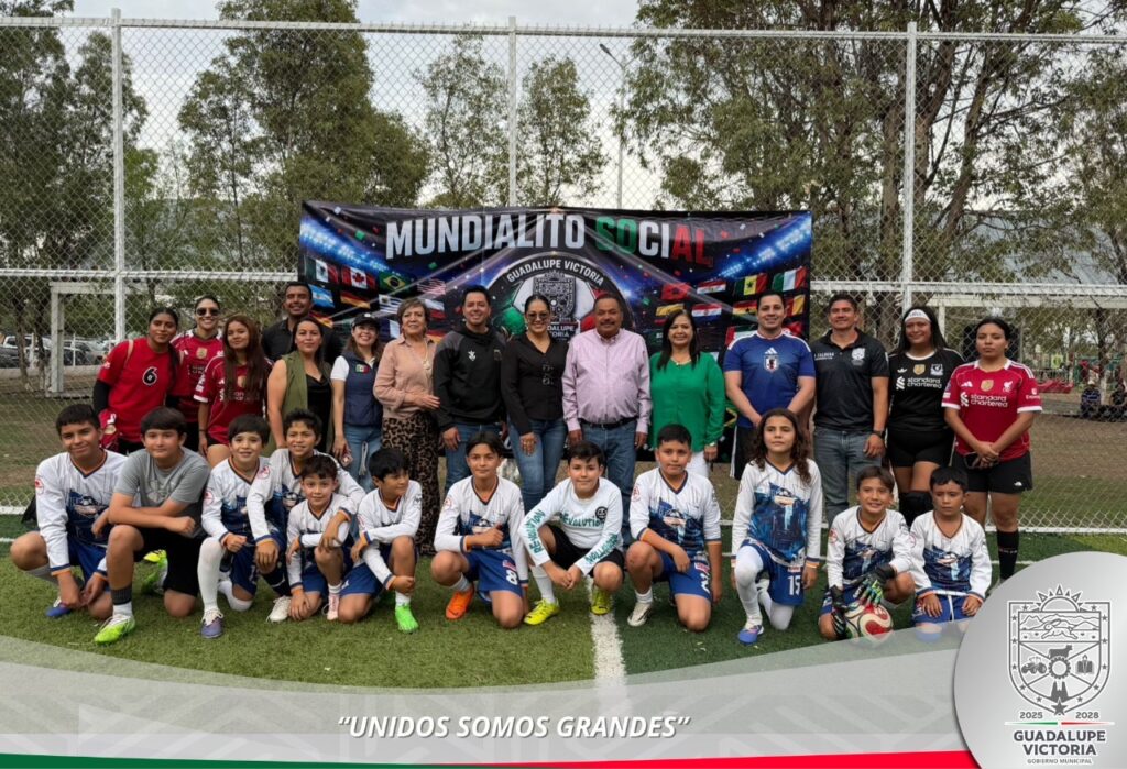 Inauguran el Mundialito Social 2026 en Guadalupe Victoria