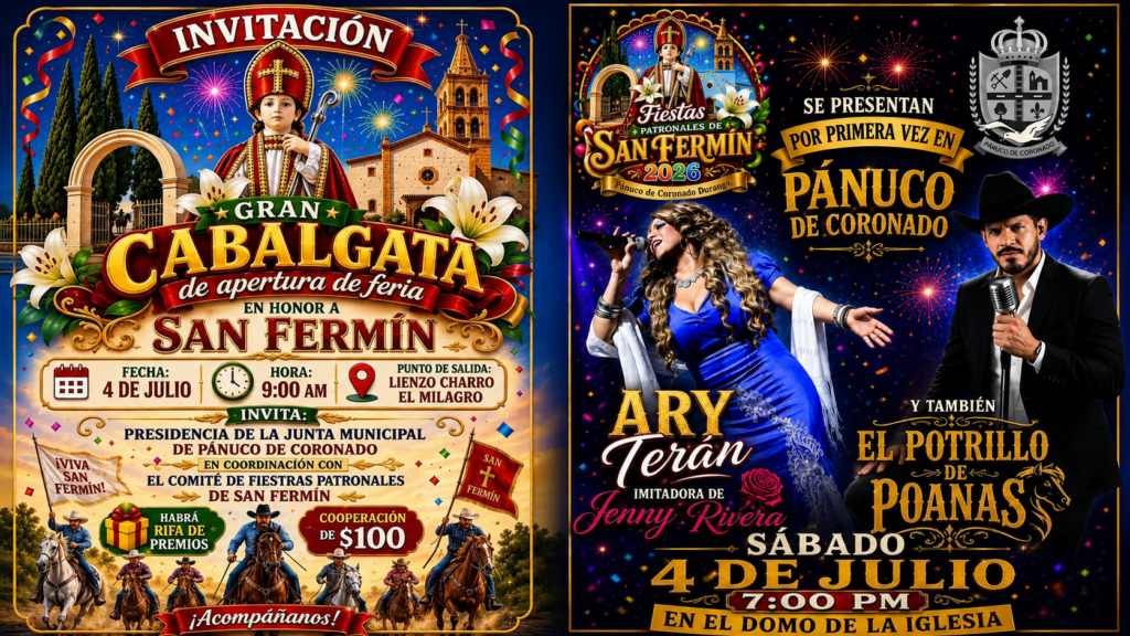 Cabalgata y espectáculo musical serán parte de San Fermín 2026