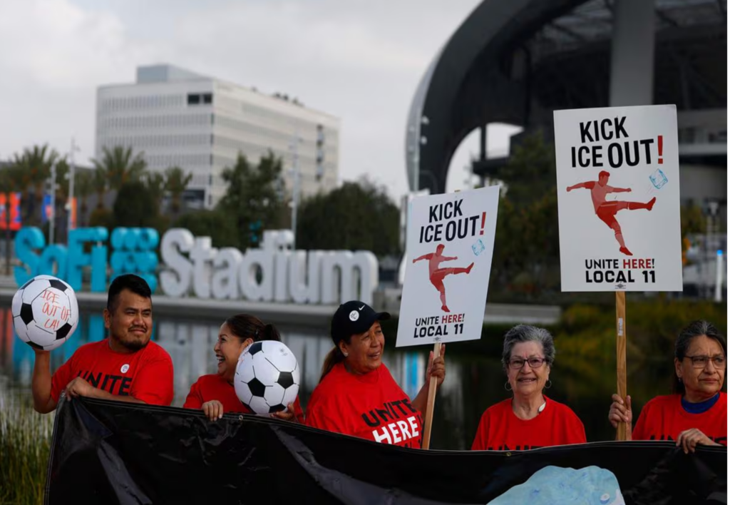 Huelga en SoFi Stadium amenaza partidos del Mundial 2026