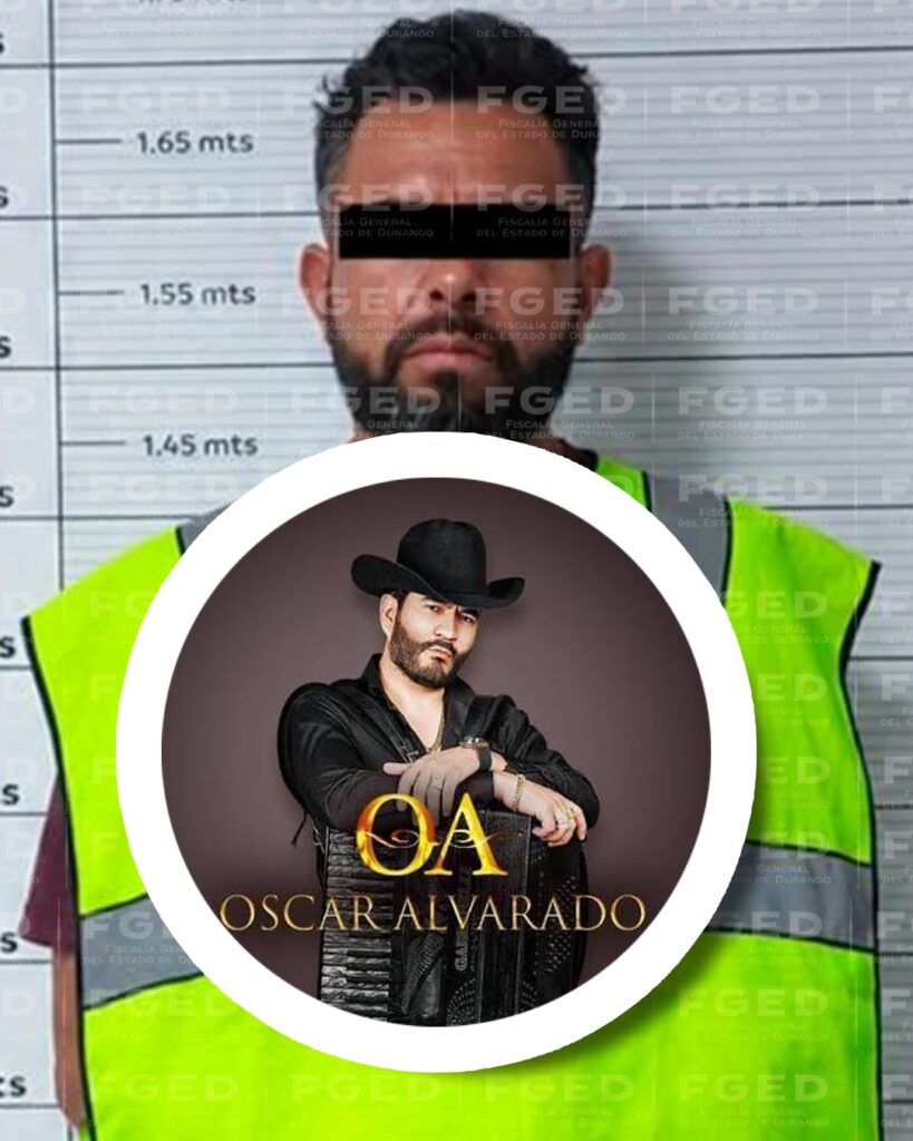 Fiscalía detiene al presunto homicida del cantante Óscar Alvarado