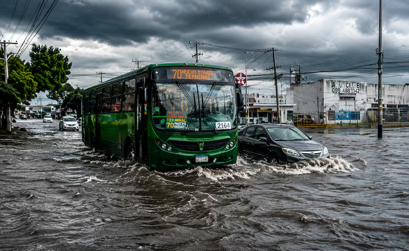 SMN alerta por lluvias intensas, inundaciones y deslaves