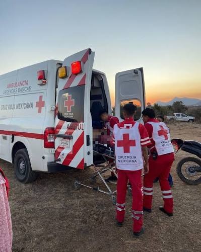 Perdió una de sus piernas al sufrir accidente en su motocicleta