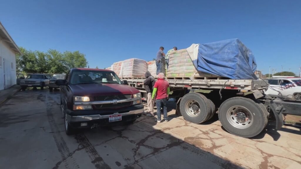 Continúa programa de materiales subsidiados en Guadalupe Victoria