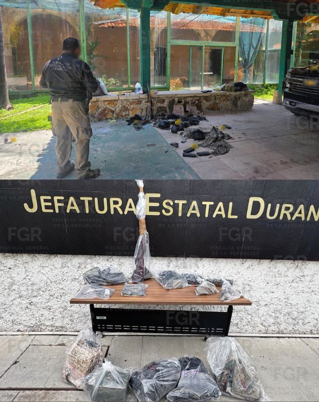 Reportan entrada y salida de vehículos blindados a finca y esto es lo que encontró tras cateo