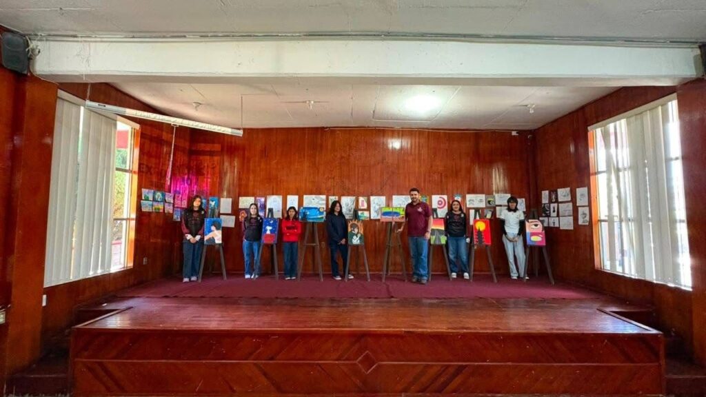 CBTF No. 2 destaca en Jornadas Nacionales de Tequios con mural y exposición artística
