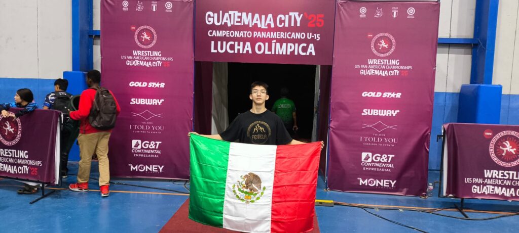 Roberto Ramírez representará a México en el Campeonato Panamericano U15 de Luchas Asociadas
