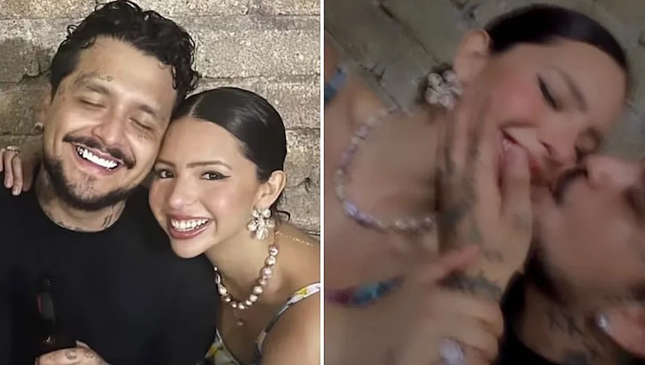 Ángela Aguilar muestra romántico momento junto a Christian Nodal