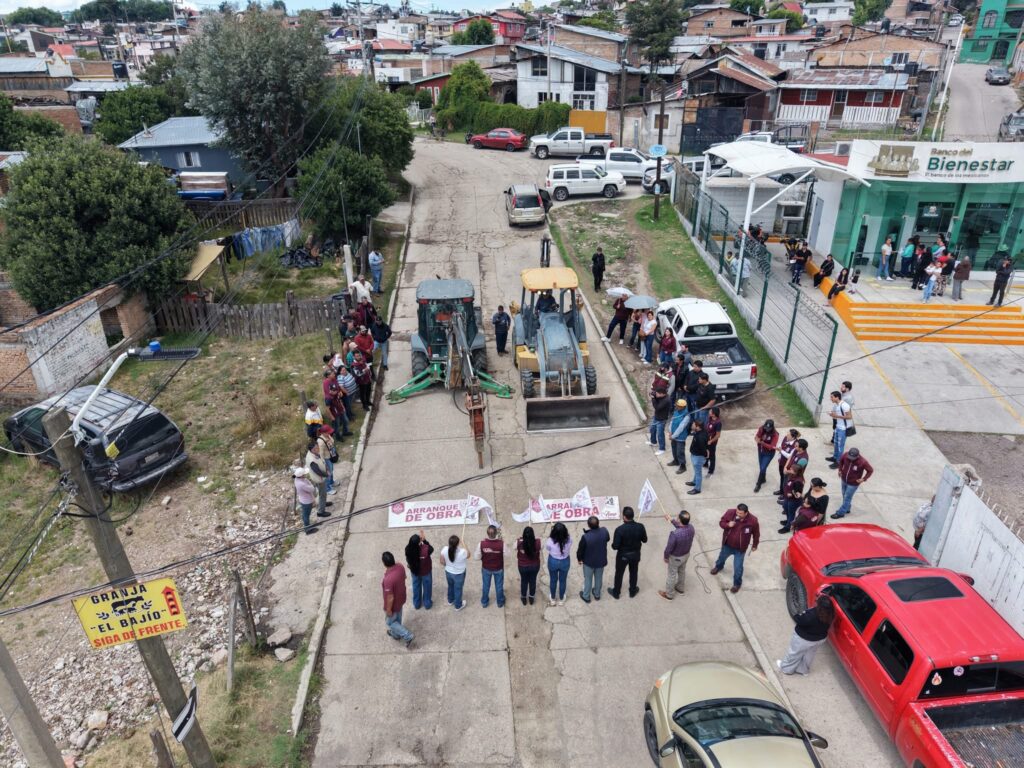 Inician rehabilitación de calle Venustiano Carranza