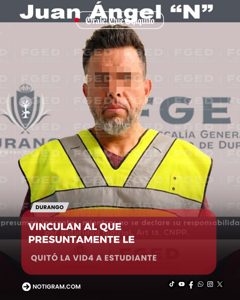 La FGE logra que juez vincule al que presuntamente degolló a joven estudiante