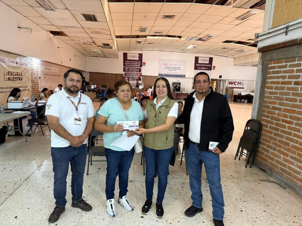 Inicia entrega de tarjetas Bienestar en la Región 4; exhortan a recogerlas para su activación