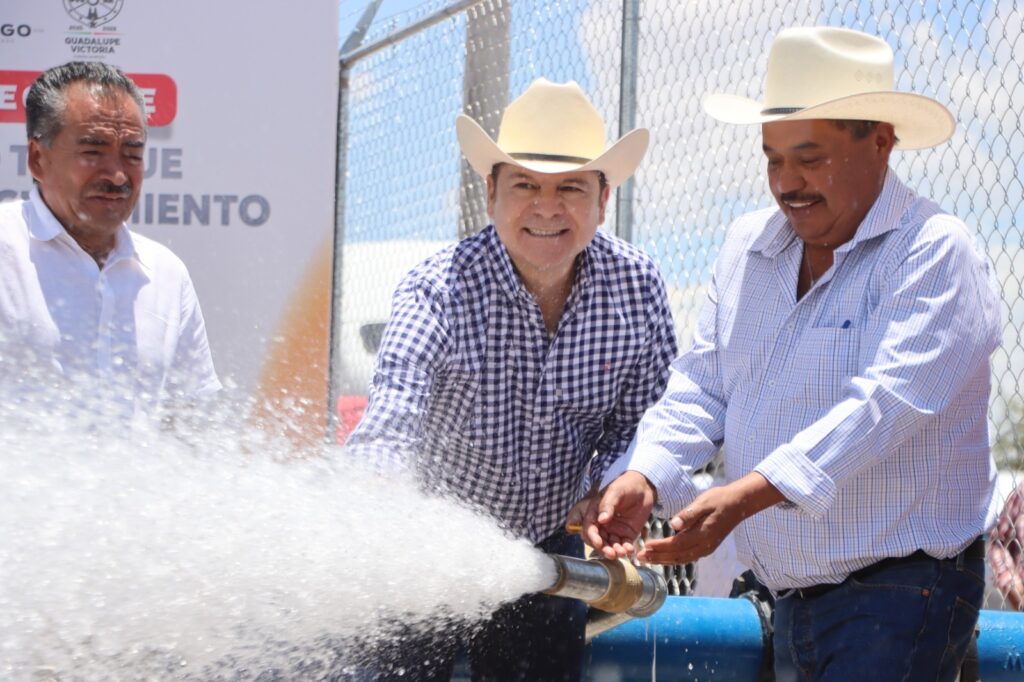 Entregan apoyos al campo y nueva infraestructura hidráulica en Guadalupe Victoria