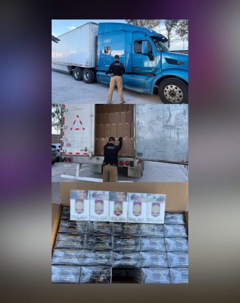 Millonario cargamento de cigarros asegurado en Durango por Harfuches y Federales