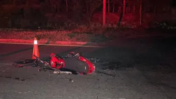 Menor de 14 años lesionada al accidentarse en una motocicleta