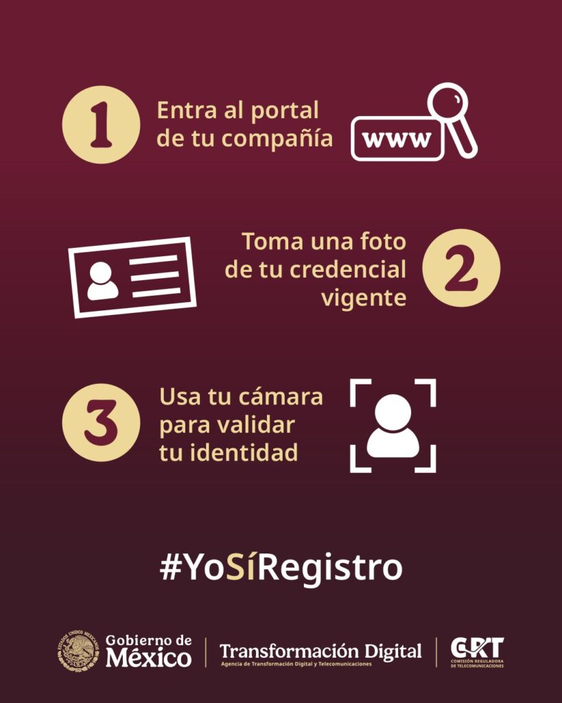 ¿Cómo registrar la línea del celular?