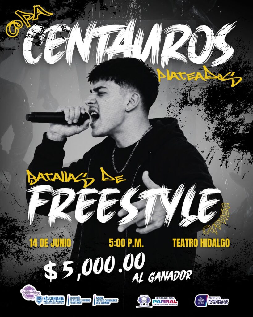 Gobierno de Parral e Ichijuv suman esfuerzos e invitan a la gran batalla de Freestyle